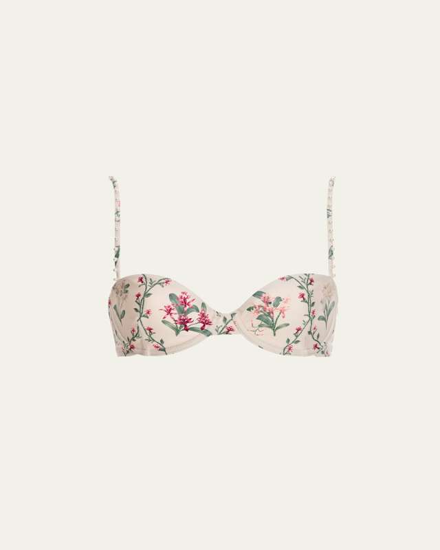 Magdalena Orquidea Hand-Embellished Bikini Top